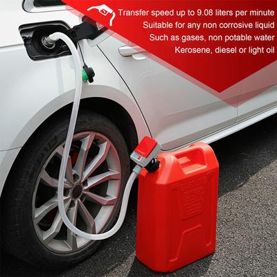 Automatic Fuel Transfer With Auto Stop, 3 Tank Adapters, 9.08 Liters Per Minute, Battery Or USB Powered, Fast And Safe Portable Tank Refueling