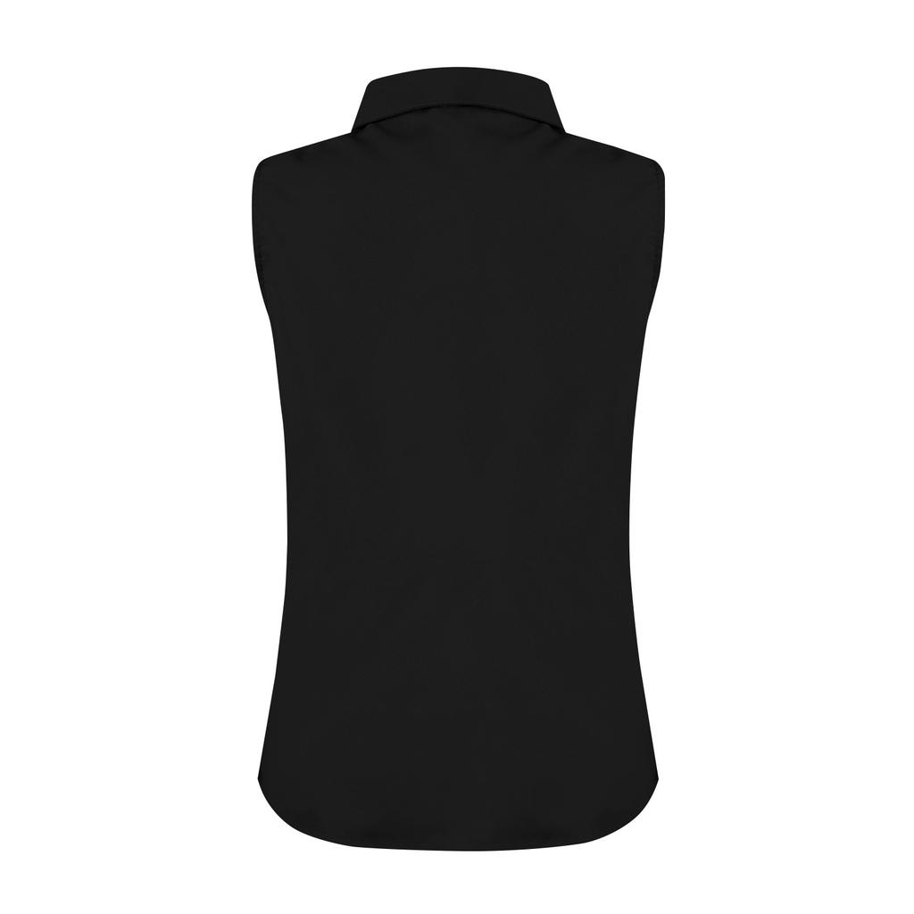 Women's Button Up Shirt Sleeveless Basic Casual Solid Color Summer Shirt Top