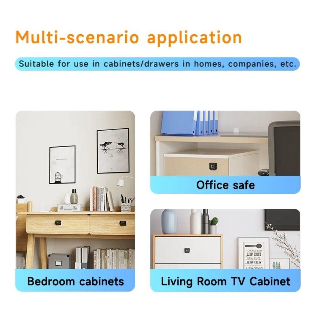360-Day Standby Biometric Fingerprint Lock Child Safety Electronic Lock  Cabinet Security