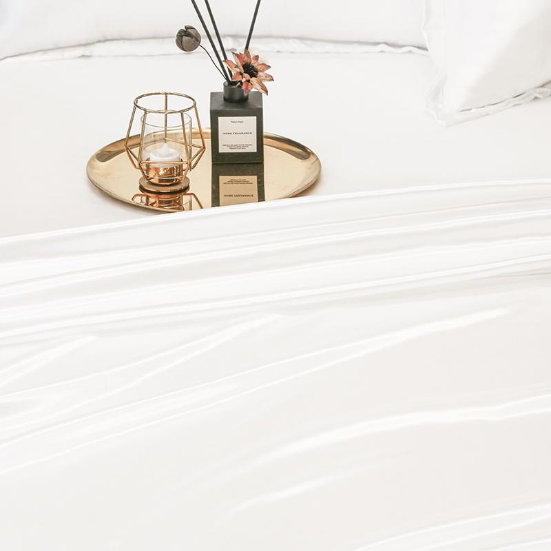 High End Satin Sheets, Soft And Comfortable Solid Color Sheets, Luxurious Single And Twin Bed Sheets
