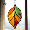 Lightweight Outdoor Decor Acrylic Leaf Hanging Pendant, Waterproof Sunproof Window Hanging, Decorative Four-leaf Clover Pendant Ornament with Colorful