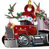 Christmas Vehicle Ornament Acrylic Truck Tractor Airplane Christmas Tree Ornament for Holiday Party Decoration