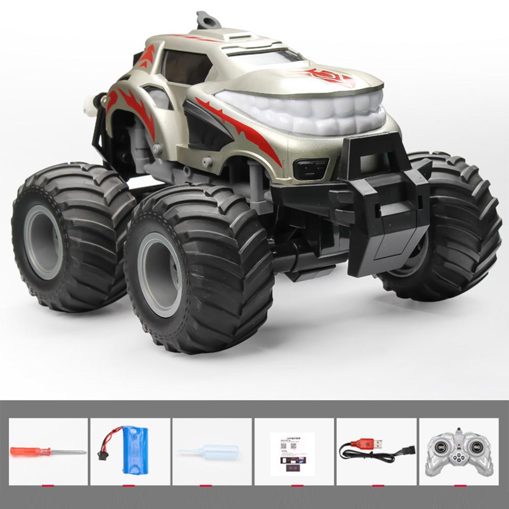 Remote Control Car For Children Off-road Climbing Dual Rc Stunt Car With Spray And LED Lights Birthday Gifts For Boys Girls