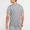Nike T Shirts Men's Gray Crew Neck Moderate Straight Fit CU5458-010