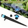 Drip Emitters Irrigation Kit 10/20Pcs 18cm Adjustable Flow Drippers for Garden Lawn Potted Plant Automatic Watering System