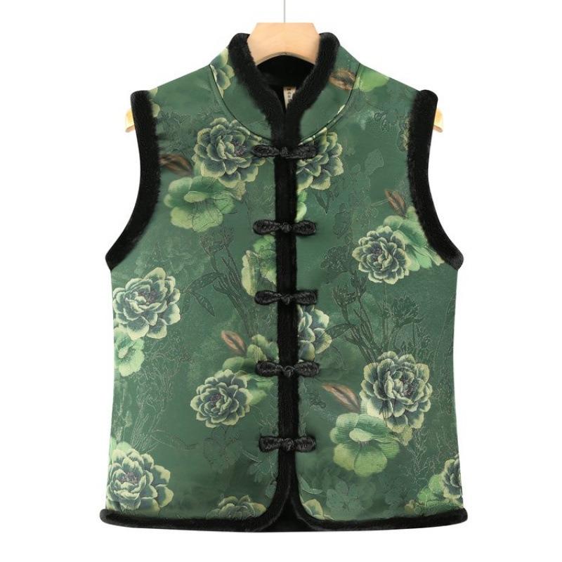 Thickened Autumn and Winter Vest for the Elderly, New Vest, Velvet Warm Jacket Vest