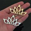 Engood 30Pcs Hollow Big Rhinestones Sewing Trim & Embellishments Craft Crown Button for DIY Hair Accessories Wedding Decortaion
