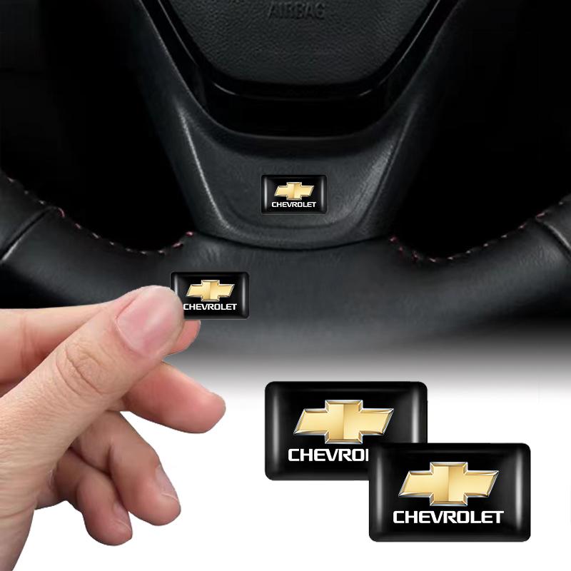 10 szt. Do Chevrolet Spark Captiva Cruze Tracker Orlando Trax Epica Samochód Emblemat 3D z Żywicy Epoksydowej Naklejki Wewnętrzne Akcesoria Samochodowe