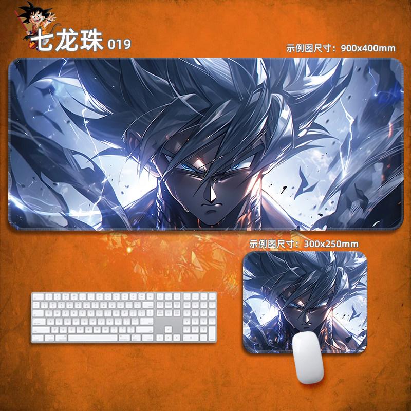 Oversized Small Boys Office Gaming Keyboard Pad Table Mat Son Goku Anime Periphery Japanese Anime Dragon Ball Leather Mouse Pad