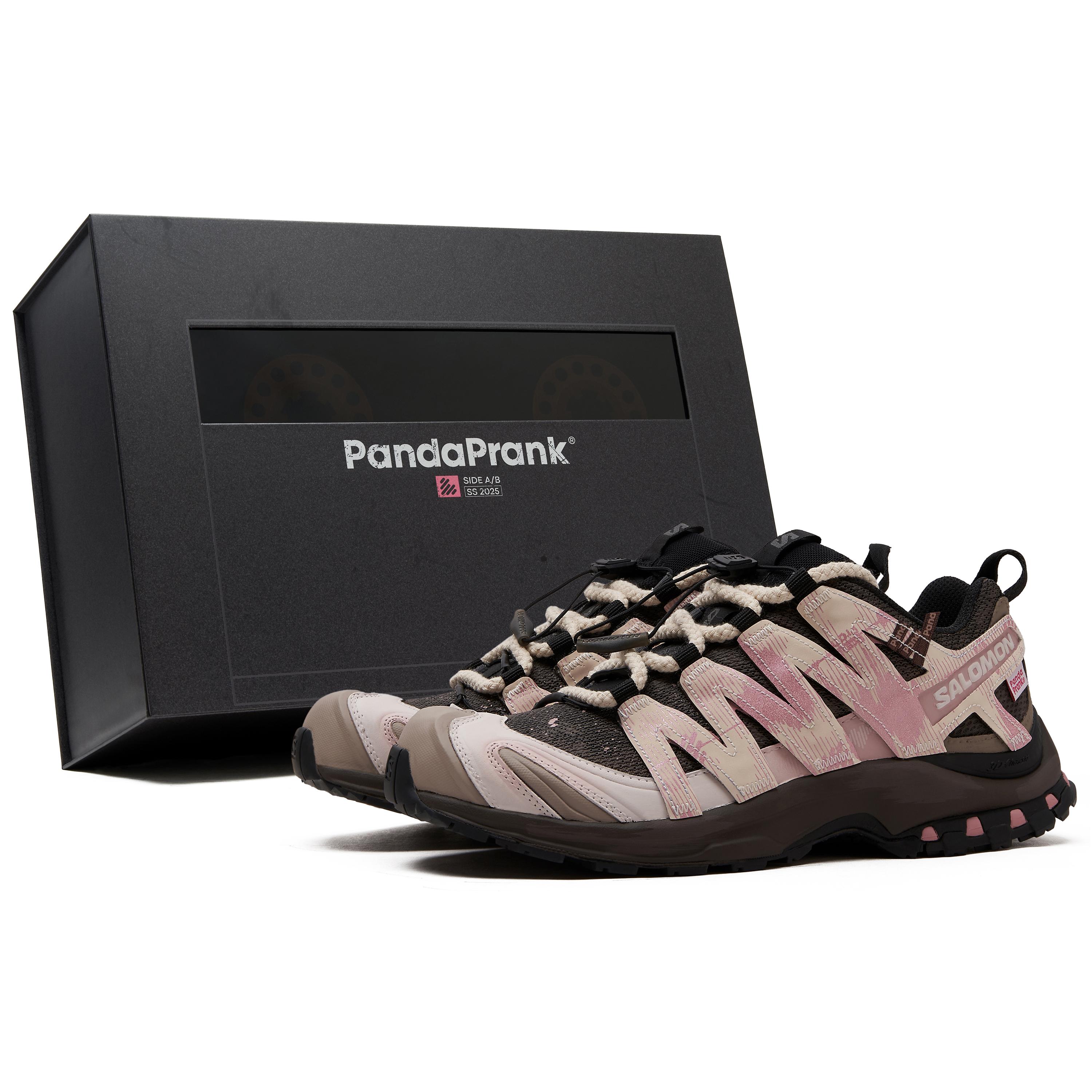

SALOMON XA PRO 3D LA YAUTE Low top Running Shoes Unisex Beige Pink Brown 416174(TeamH-S-BOX)