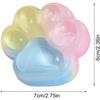 Cat Paw Squeeze Toy, 2.75 X 2.36 Inches, Cat Paw Stress Toy, Jelly Cat Paws AntiStress Toy, Squeeze Toy, for Adults and Children, for Stress Relief
