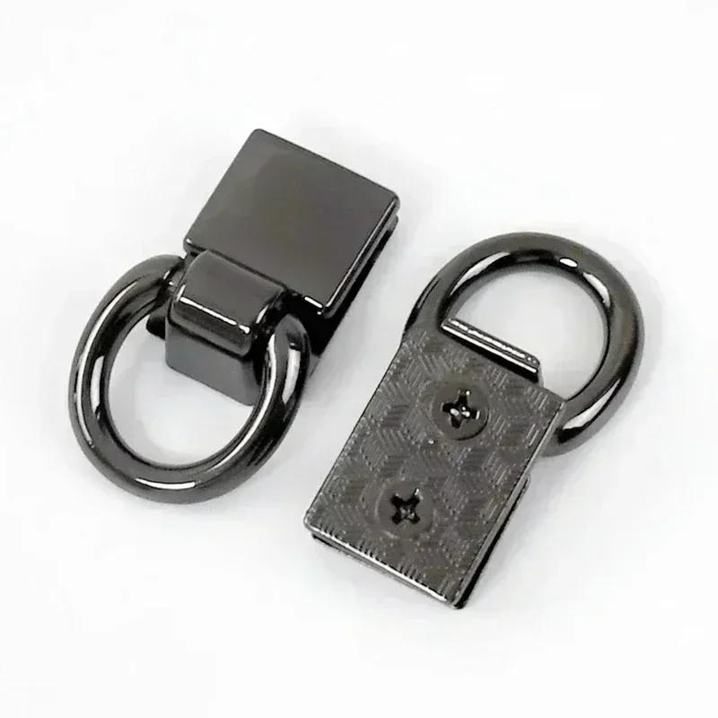 4/8Pcs Meetee 36x15mm Side Clip Buckle Bag Strap Metal Clasp D Ring Hook Handbag Screw Connector Buckles Leather Craft Hardware