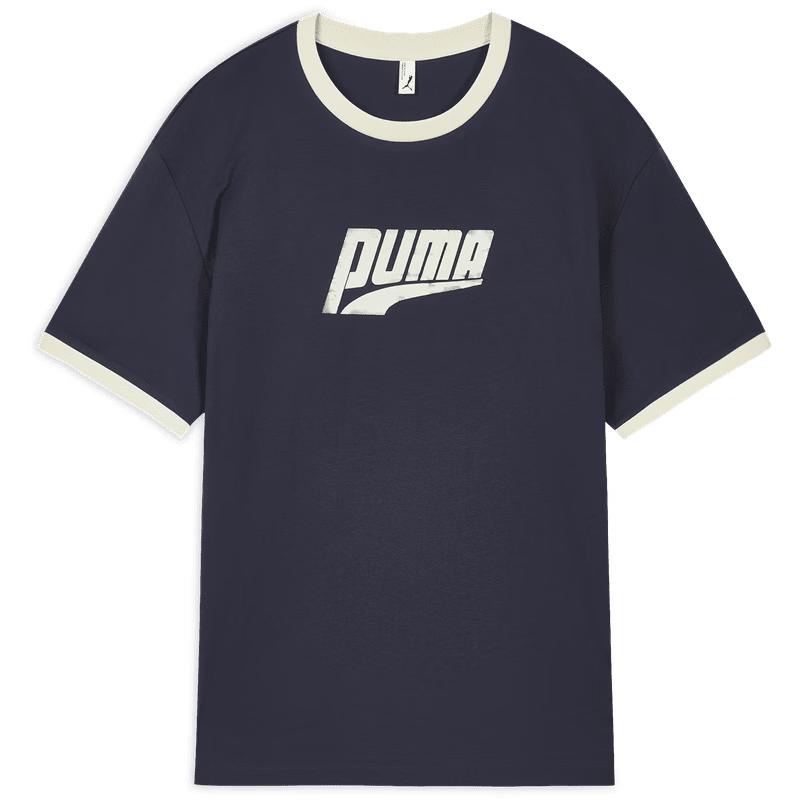 PUMA Unisex Cooling Loose Fit American Retro Crew Neck T-Shirt 636294 XL