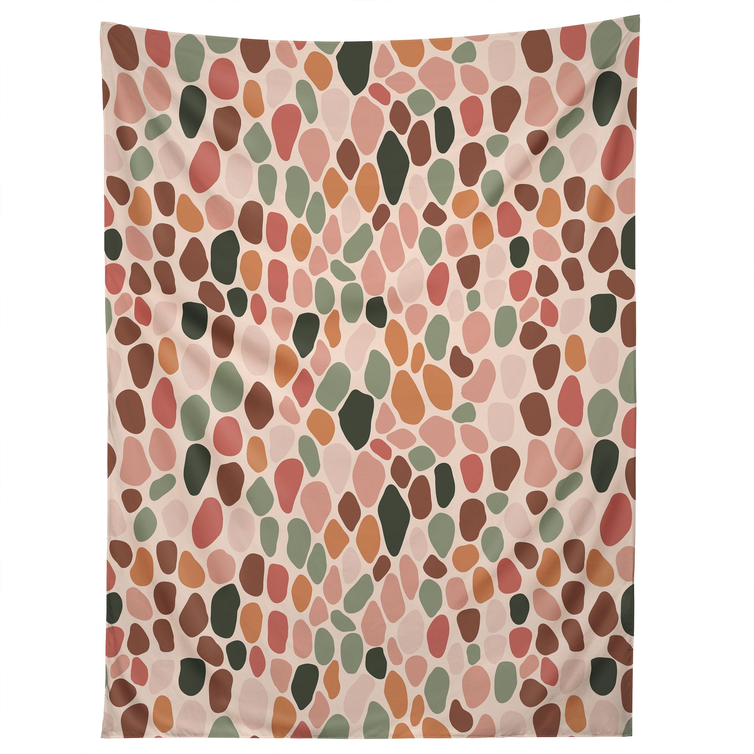 MULTICOLOR SNAKE SCALE PATTERN tapestry 75x100 чёрный