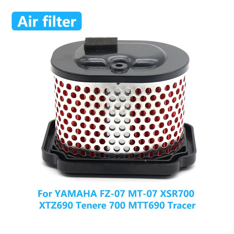 Motorcycle High Flow Air Filter For YAMAHA FZ-07 MT-07 XSR700 XTZ690 Tenere 700 MTT690 Tracer Engine Intake Cleaner Accessories