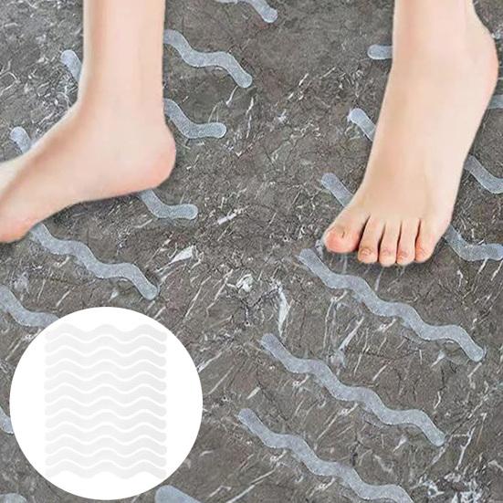 Nützlich, erhöht die Reibung, vielseitig einsetzbar, einfach zu klebendes, selbstklebendes Sicherheits-Duschband für Gartenbodenaufkleber