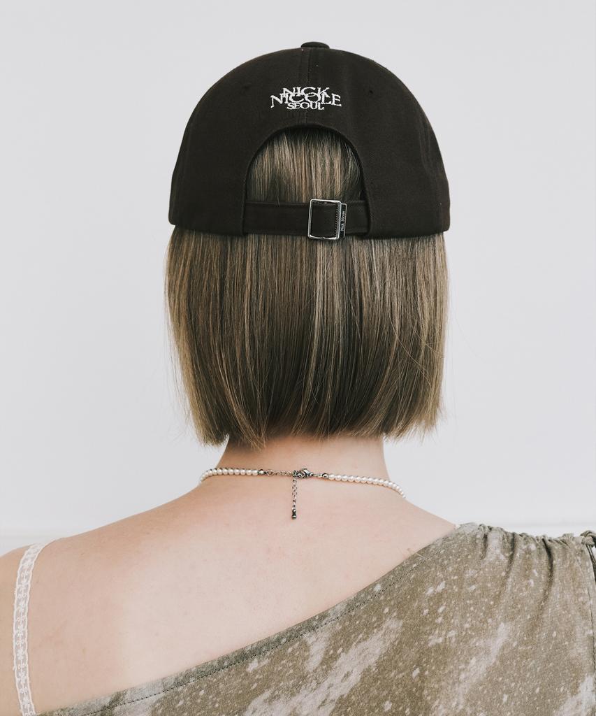 Nigaennikol Mini Butterfly Blink Ball Cap_Brown Cream