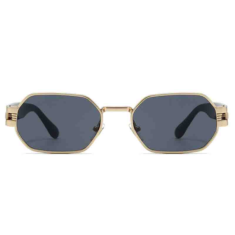 Fashion Square Frame Vintage Sunglasses Women Men Brand Designer Retro Metal Rectangle Sun Glasses Female Male Outdoor Eyewear