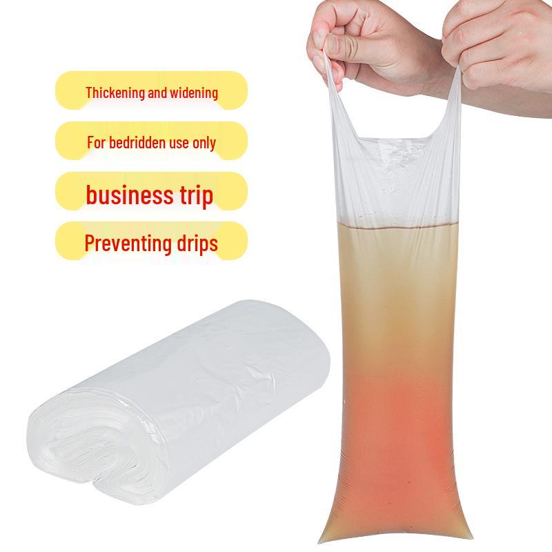 Portable Disposable Urine Collection Bag for Bedridden or Paralyzed Individuals