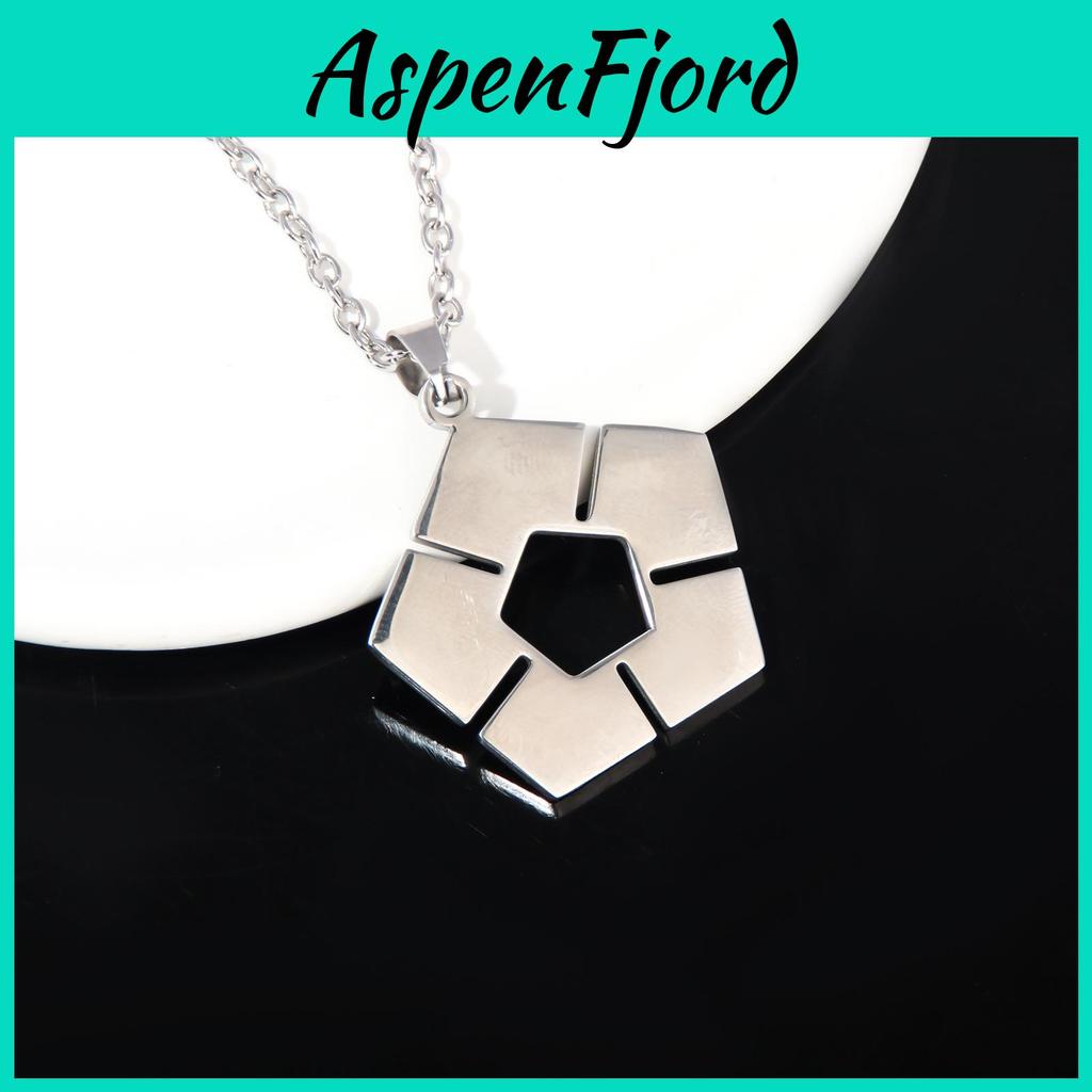 Bluelock Anime Pendant Necklace Stainless Steel Cartoon Football Chain For Men And Women