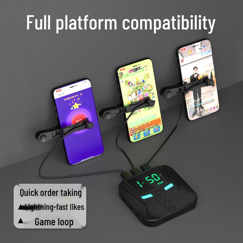 Mobile Screen Auto Clicker for Live Streaming and Red Heart Engagement