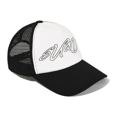 CASQUETTE MESH HANDLOGO SUEDE [NOIR]