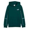 Puma Ess Tape Layout Sweatshirt Hooded Green