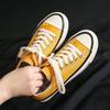 Shoes For Women Low-Top Vulcanized Canvas Platform Sneakers Black Flats Tennis Female Classic Student Small Couples Skateboard