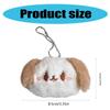 Plush Dog  Keyring Charm with Chain, Car Key Holder Handbag Charm Keychain Accessories for Kid Girl Women
