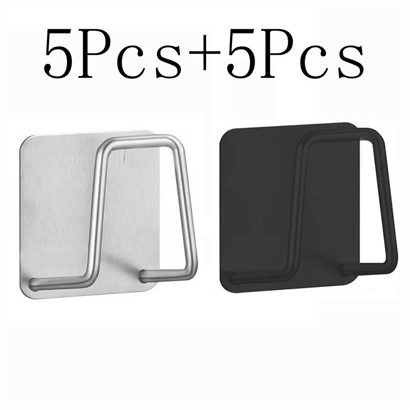 10pc Stainless Steel Sink Sponge Rack For Sponge Steel Wire Ball Draining Paste The Inner Wall Of The Sink Kitchen Supplies