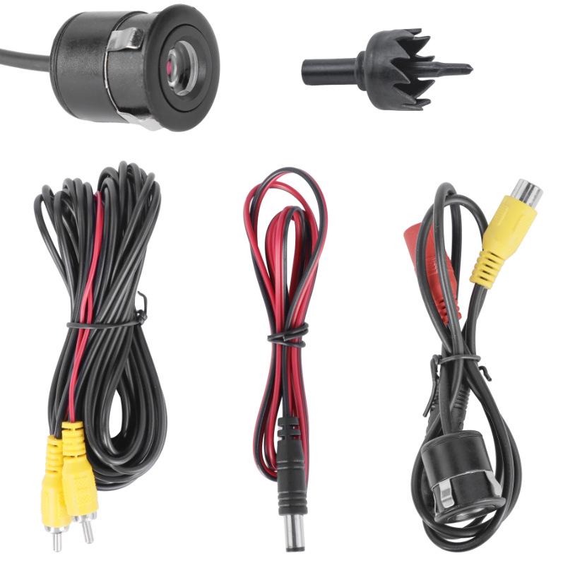 Hd Waterproof Fisheye Vision Night Rearview Camera With 4lights For Reversing