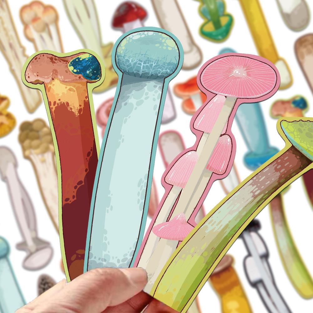 30 Marque-pages Champignons Dessin Animé Rétro: Conception de haute qualité pour les étudiants