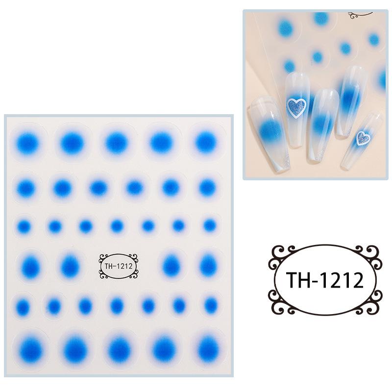 New Year Nail Art Stickers Bronzing Year of the Dragon Chinese Style Mahjong Cartoon Nail Stickers Decoration