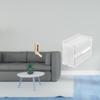 Foldable Wall Hook Organizer And Modern Acrylic Toilet Paper Storage Box for Bathroom Closet