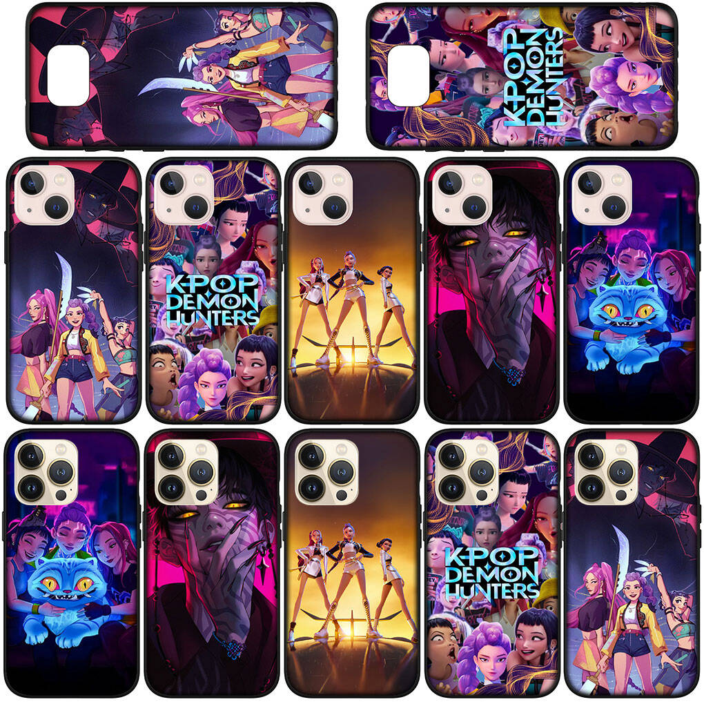 Mobilskal för Samsung Galaxy S25 S23 S22 S24 Ultra FE A05 A06 A15 A16 A36 A37 A35 A54 A55 A56 A57 A25 A26 A53 Mira KPop Zoey Demon Rumi Hunter Jinu