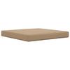 Outdoor Sofa Cushion Taupe 80 x 80 x 8 cm Polyester