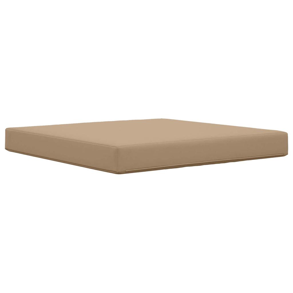 Outdoor Sofa Cushion Taupe 80 x 80 x 8 cm Polyester