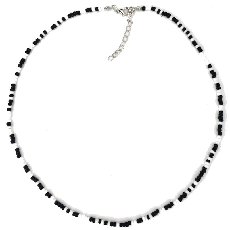 50cm Colorful Bohemian Seed Bead Choker Necklace – Perfect for Halloween & Christmas