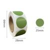 Colored Writable Round Sealing Stickers: Blank Adhesive Labels On a Roll for Color-Coded Dot Marking and Numbering.