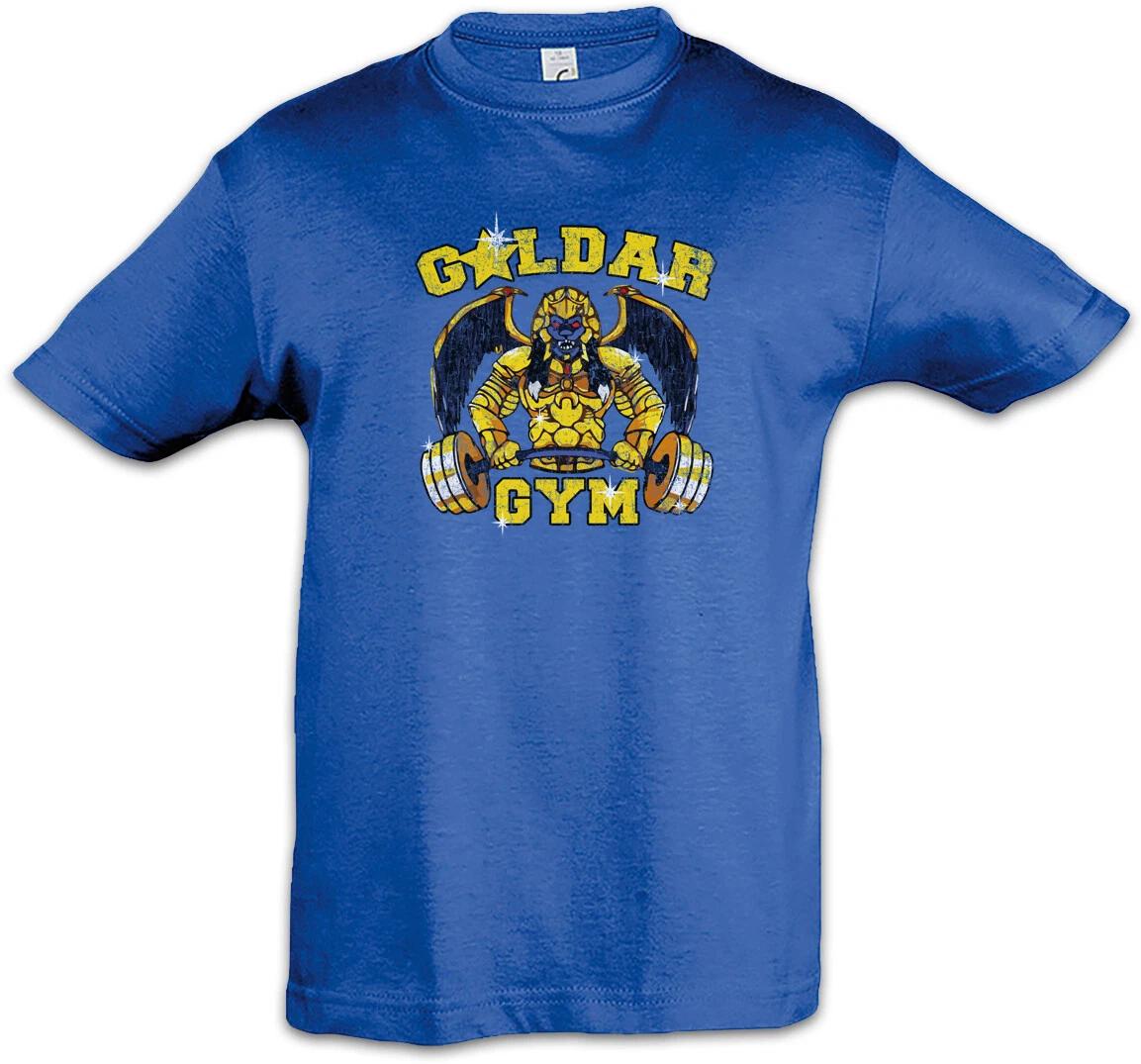 

Goldar Gym Детская футболка для мальчиков Сила Веселье Качки Рейнджеры Тяжелая атлетика Насосы- 100