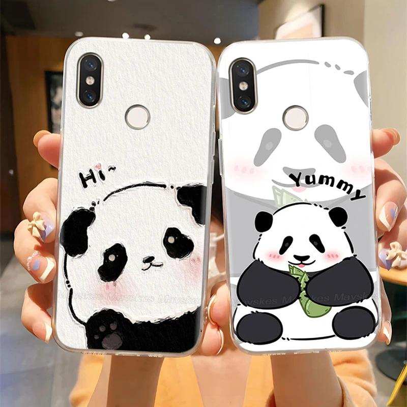 For Xiaomi Mi 8 Case Mi8 Phone Case Panda Butterfly Soft Silicon Back Cover For Xiaomi8 M1803E1A Case Fashion Funda Bags Housing