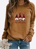 Women Winter Clothing Christmas Printed Casual Sweatshirt Long Sleeve Tops T-shirt Ladies Round Neck Pullover Sweater