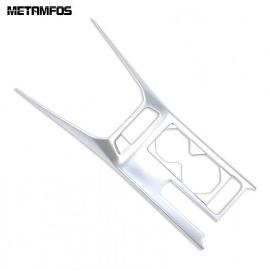 For Volkswagen VW T-Cross Tcross -2024 2025 Carbon Fiber Water Cup Holder Handbrake Cover Trim Inner Accessories Car Styling