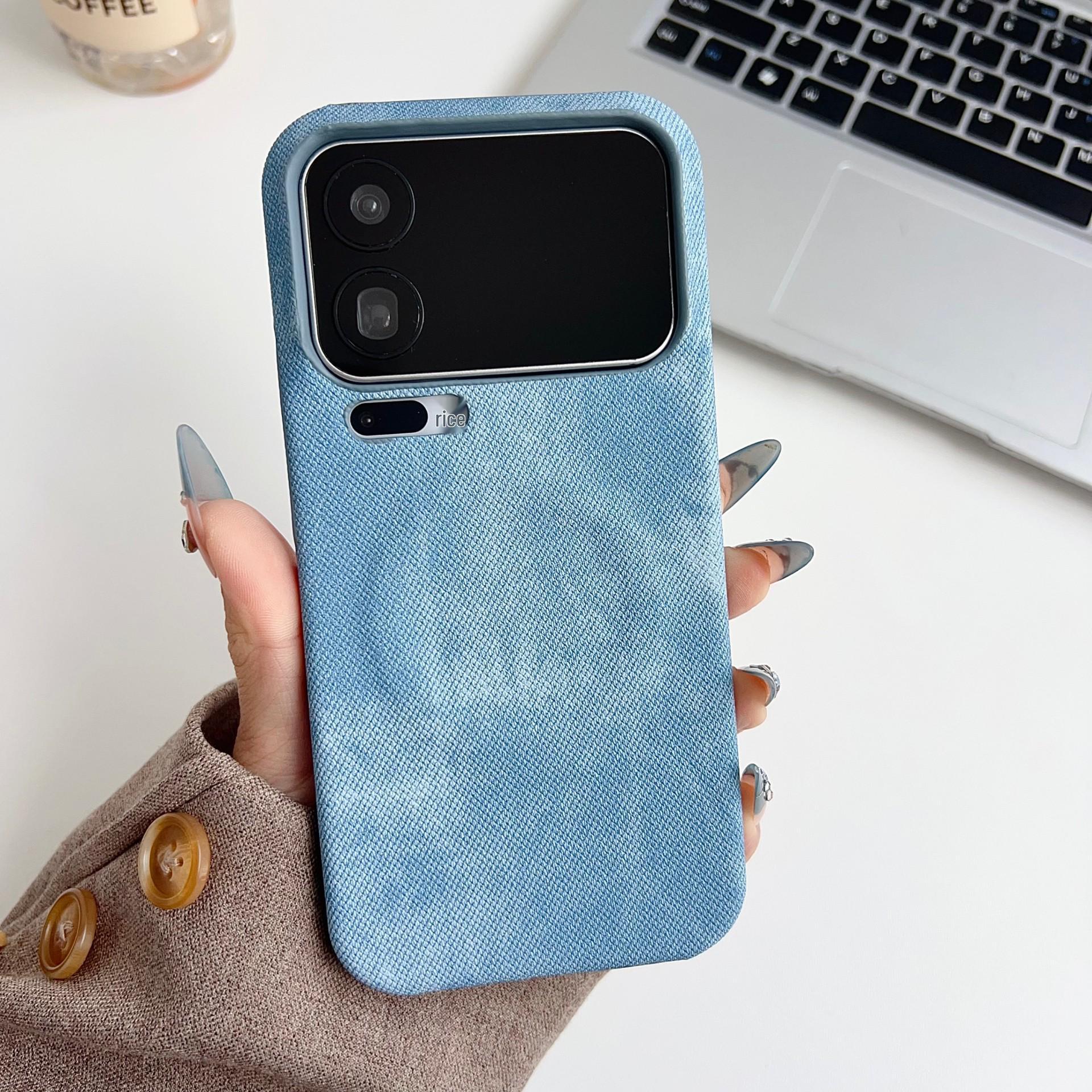 

Hong Kong Denim Texture Magnetic Case for Xiaomi 17Pro Max - Drop-proof 15Ultra Protective Cover Xiaomi 14