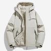 2025 Autumn and Winter New Jacket Cotton-padded Jacket Windproof and Waterproof Hooded Fleece Thickened Jacket Couple Model