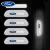 Naklejka Samochodowa 2025 Gorąca 4 Sztuki Naklejka na Drzwi Samochodowe Ostrzeżenie Bezpieczeństwa Odblaskowy Znak Dla Ford S MAX Ranger Focus Fiesta Mondeo Kuga Mustang