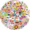100 Cartoon Small Fresh Graffiti Stickers Decorate Guitar Notebook Suitcase DIY Waterproof