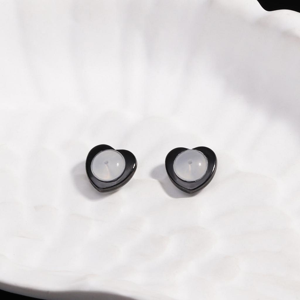 4pcs Comfortable Wear Sturdy Ceramic Earring Support Backs for Droopy Ears Heavy Earrings Lobe Lifters Secure Hold