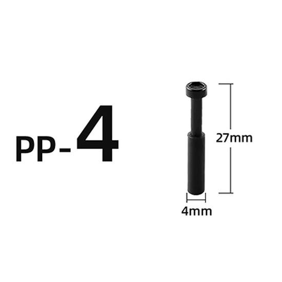 10pcs PP PPF4 /6/8/10/12mm Pneumatic Blanking Pipe End Cup Plugs Air Hose Tube Push Fit Connector Plastic Plug Ventilation Valves 4