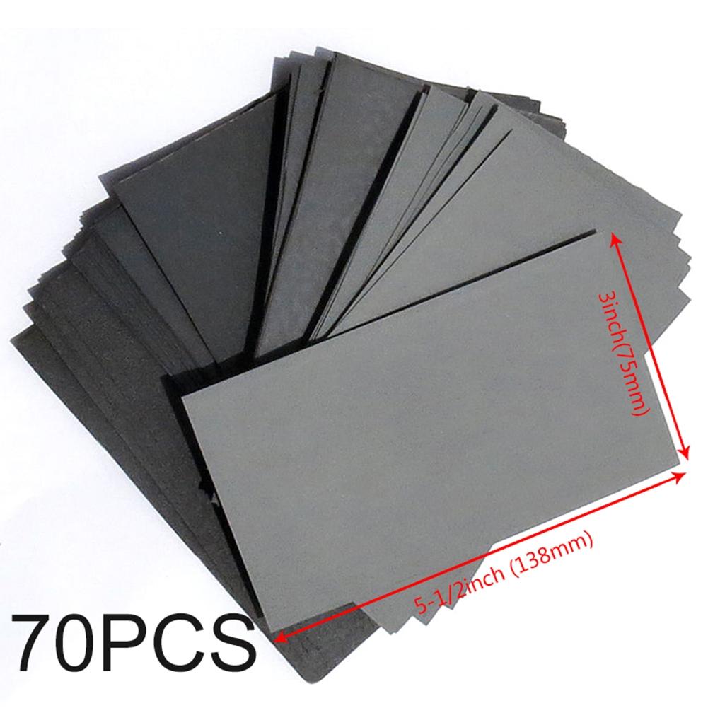 Sandpaper Sandpaper Wet/Dry 600/800/1000/1200/1500/2000/2500 Grit Useful